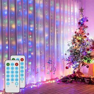 2 Pack 600 LED Fairy  String Lights 12 Modes Waterproof Twinkle Lights Remote